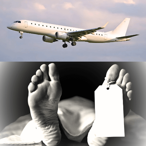 dead body transportation by air